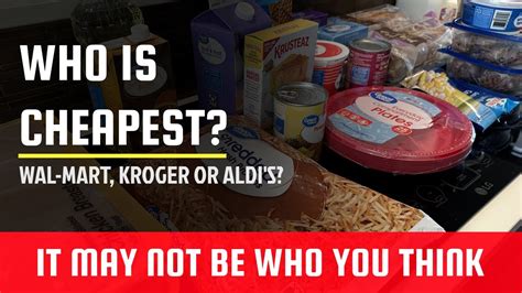 which grocery stores are cheapest out walmart kroger or heb
